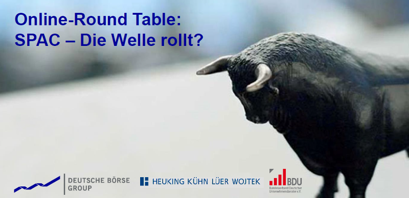 Online-Round Table: SPAC – Die Welle rollt?